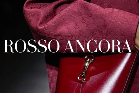 rosso gucci|what does gucci ancora look like.